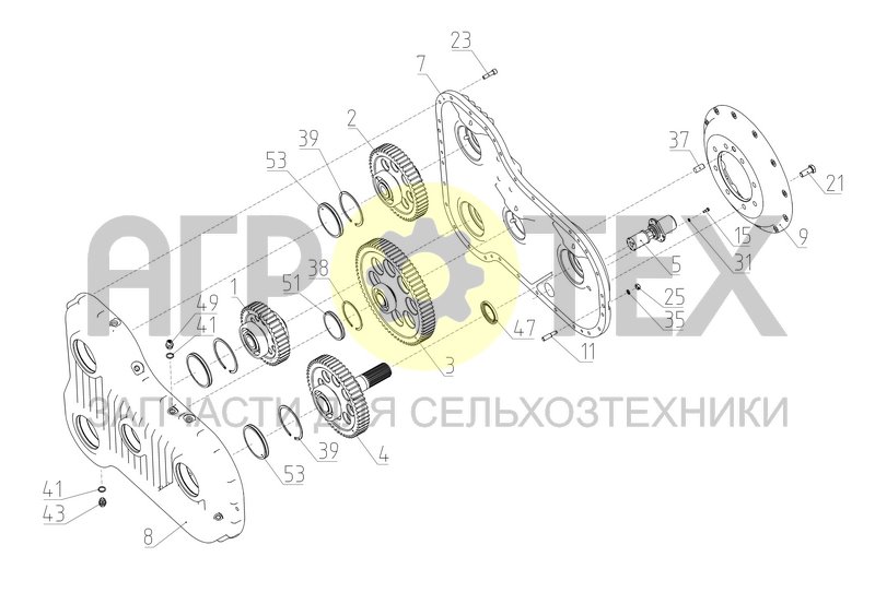 Редуктор (КСУ-2.05.90.000) (№6 на схеме)